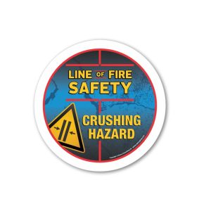 Line of Fire Crushing Hazard Magnet