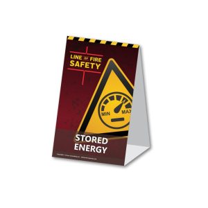 Line of Fire Stored Energy Tent Card