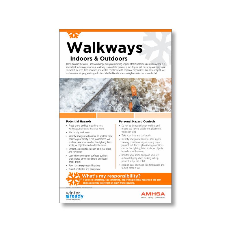 Winter Ready Walkways Poster